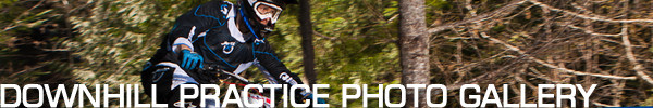 Downhill practice gets underway on Friday at Port Angeles. Lucious PNW dirt gets railed in between the thick, dark forest.